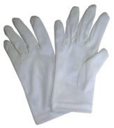 Medium White Server Gloves