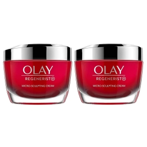Olay Regenerist Plus Micro Sculpting Cream, 1.7 Ounce (Pack of 2)