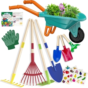 Kids Gardening Tools Outdoor Toys Set